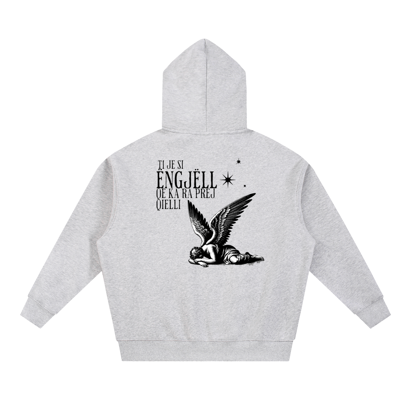 Ëngjëll Oversized Boxy Fit Fleece Hoodie