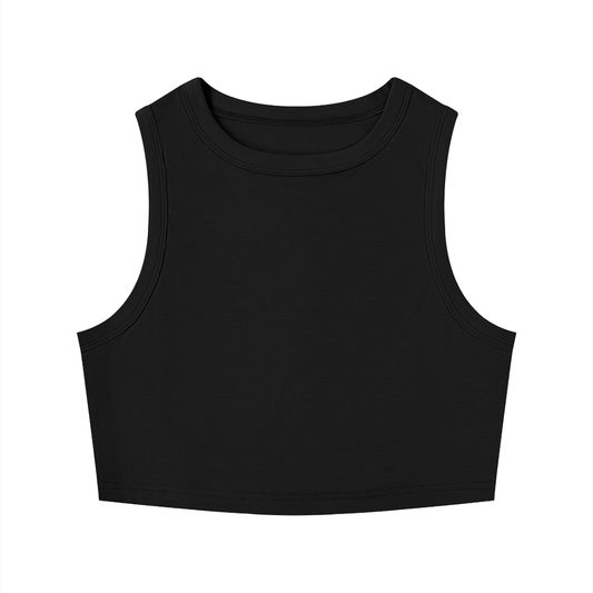 Ëngjëll Tight Crewneck Crop Tank Top
