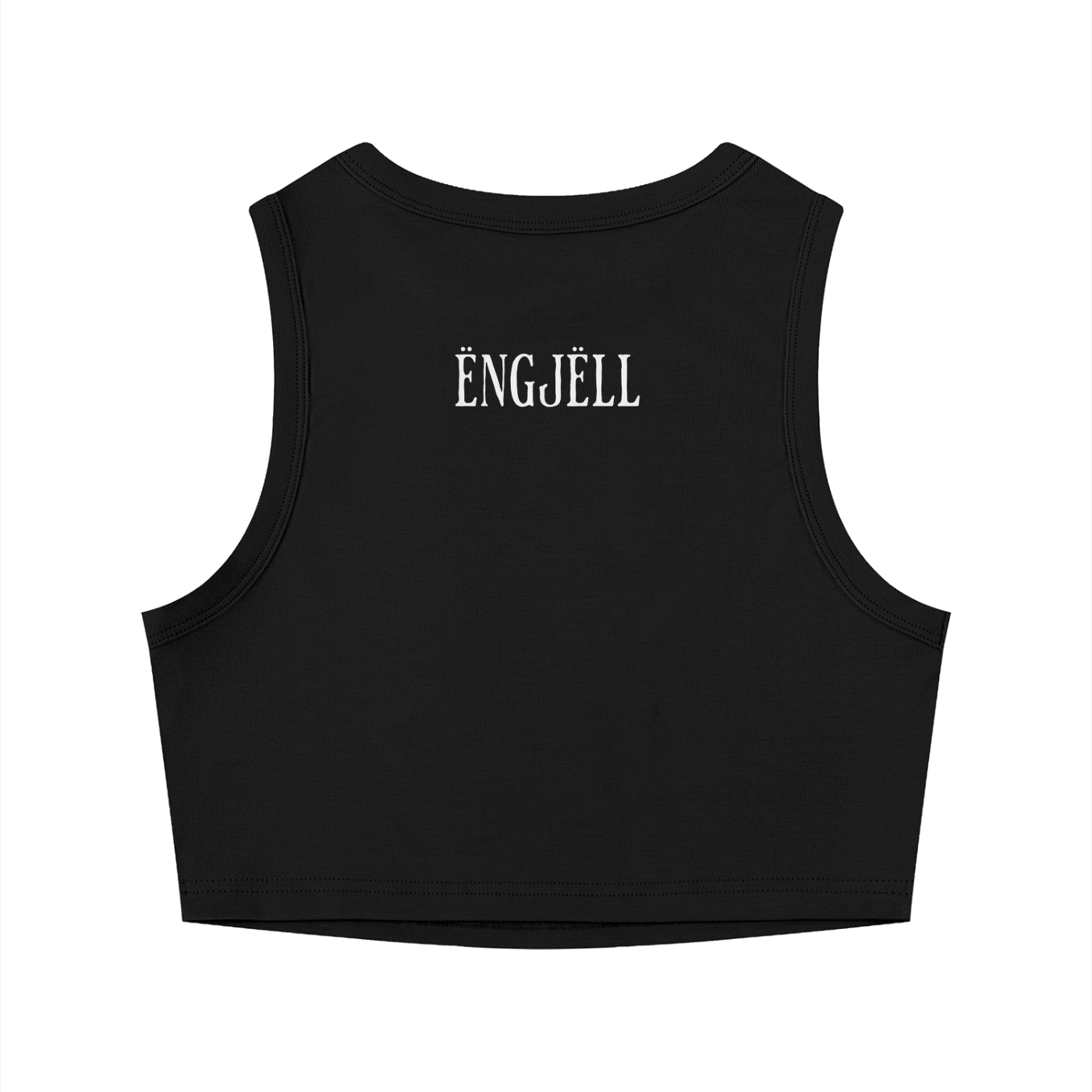 Ëngjëll Tight Crewneck Crop Tank Top