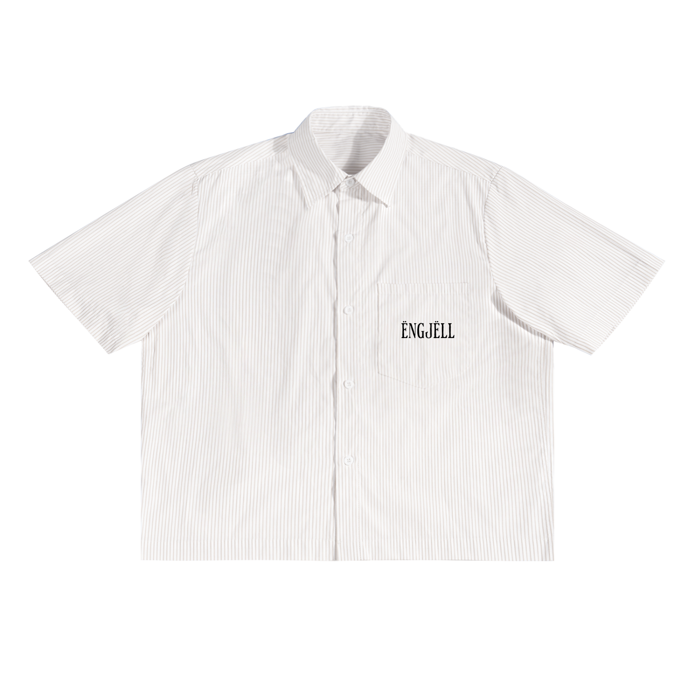 Ëngjëll Oversized Vertical Stripe Boxy Shirt