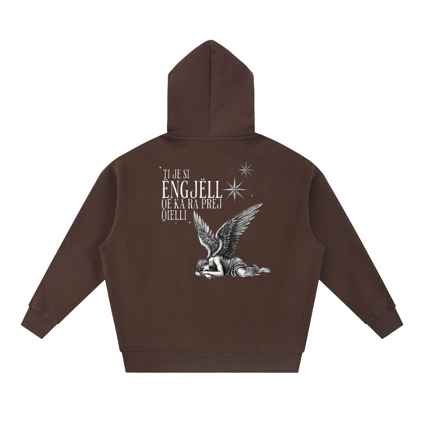 Ëngjëll Oversized Boxy Fit Fleece Hoodie