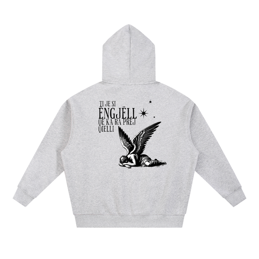 Ëngjëll Oversized Boxy Fit Fleece Hoodie