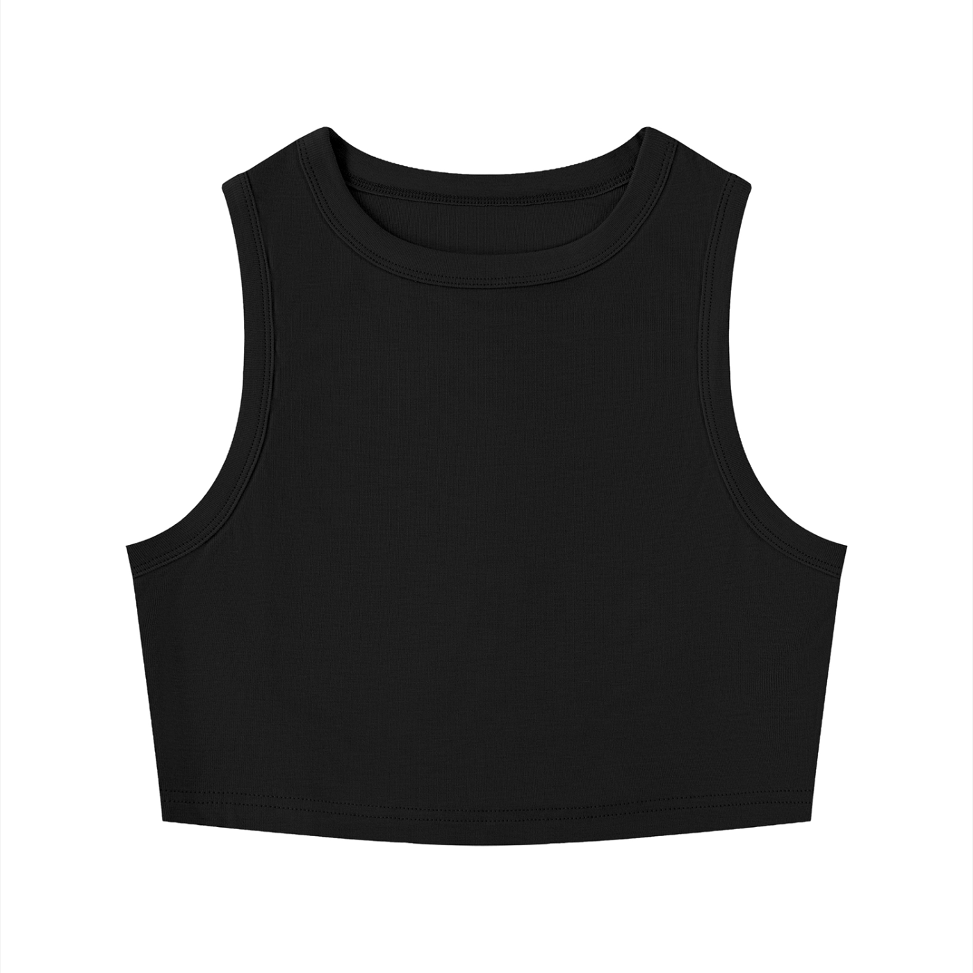 Ëngjëll Tight Crewneck Crop Tank Top