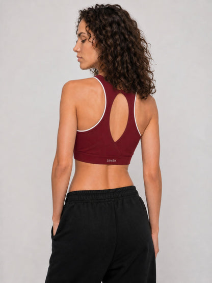 Zemër Yoga Bra