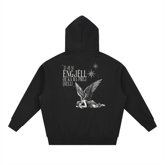 Ëngjëll Oversized Boxy Fit Fleece Hoodie