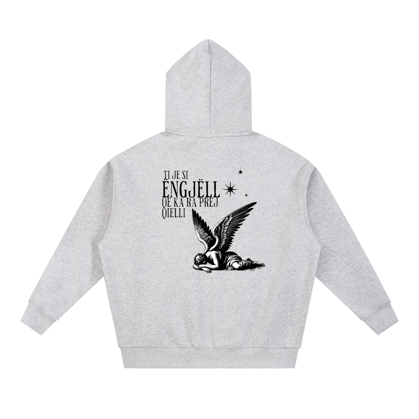 Ëngjëll Oversized Fleece Boxy Hoodie