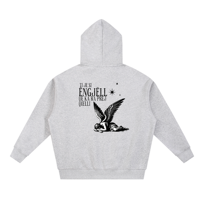 Ëngjëll Oversized Fleece Boxy Hoodie