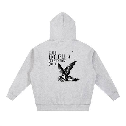 Ëngjëll Oversized Fleece Boxy Hoodie